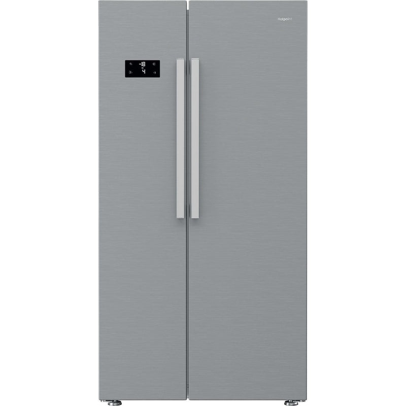 Hotpoint HPG26592XP4UKWR Freestanding American Fridge Freezer with EvenFlow - Inox (Discontinued)
