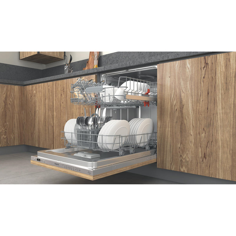 Hotpoint HP2IFC14BN6UK 14 Place Setting Integrated Full Size Dishwasher with ActiveDry