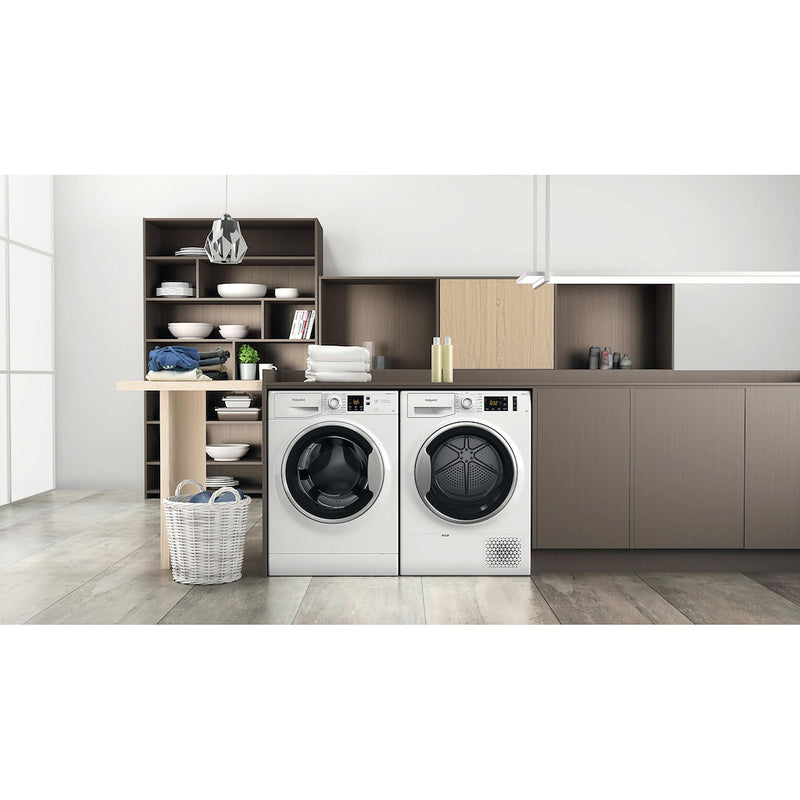 Hotpoint NTS M11 82SK UK 8kg Freestanding Heat Pump Tumble Dryer - White (Discontinued)