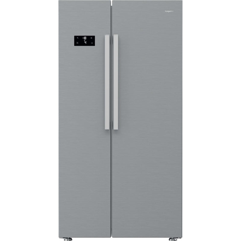 Hotpoint HPG26592XP4UK Freestanding American Fridge Freezer with EvenFlow - Inox
