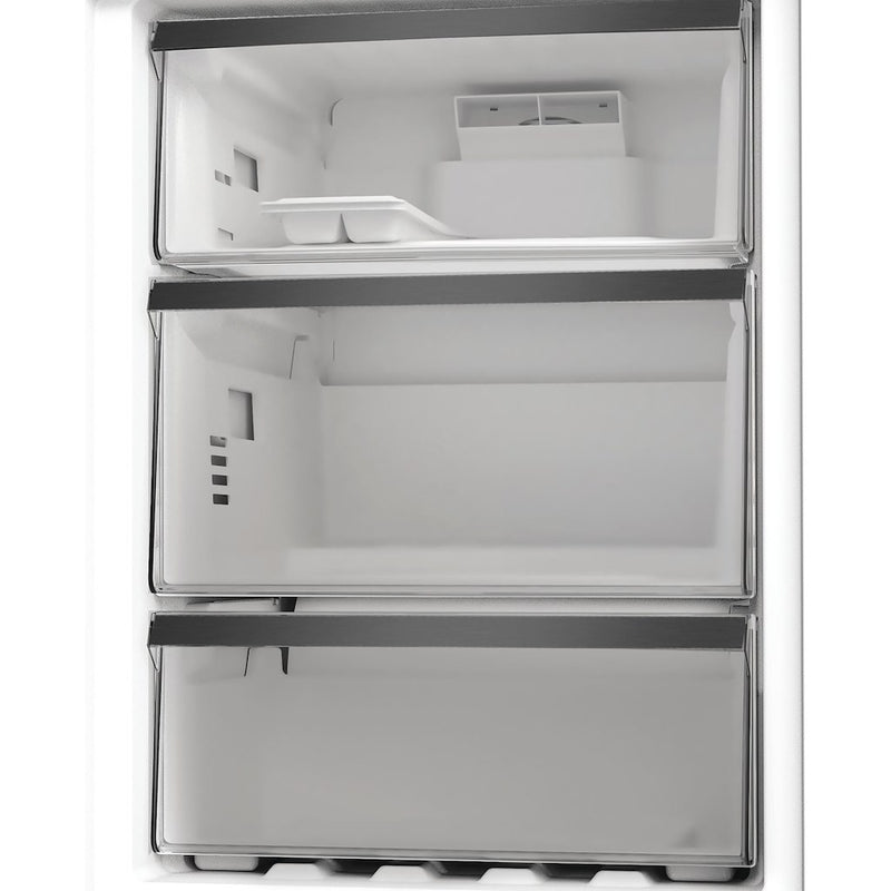 Whirlpool WHK 26403 XBR6UK Dual No Frost 70/30 Fridge Freezer with Fresh Lock - Dark Inox