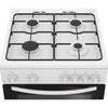 Indesit IDG6GW Freestanding 60cm Gas Double Cooker - White Thumbnail