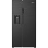 Hotpoint HPG29643IBXR4UK Freestanding Dual No Frost American Fridge Freezer with VitalCare and Water & Ice Dispenser - Black Steel Thumbnail