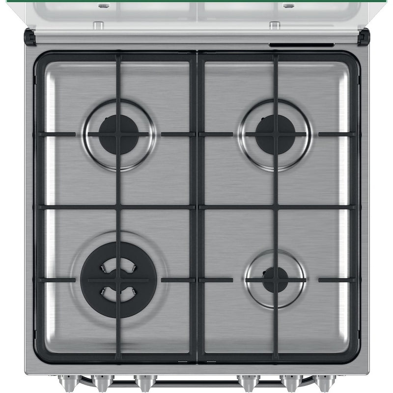 Hotpoint HS67G2PMX/UK Gas Single Cooker - Silver (Discontinued)