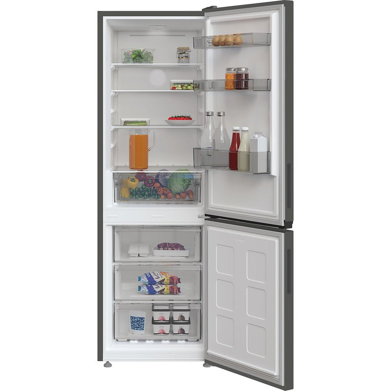 Indesit INK 21411 G4UK Freestanding 60/40 Total No Frost Fridge Freezer - Silver