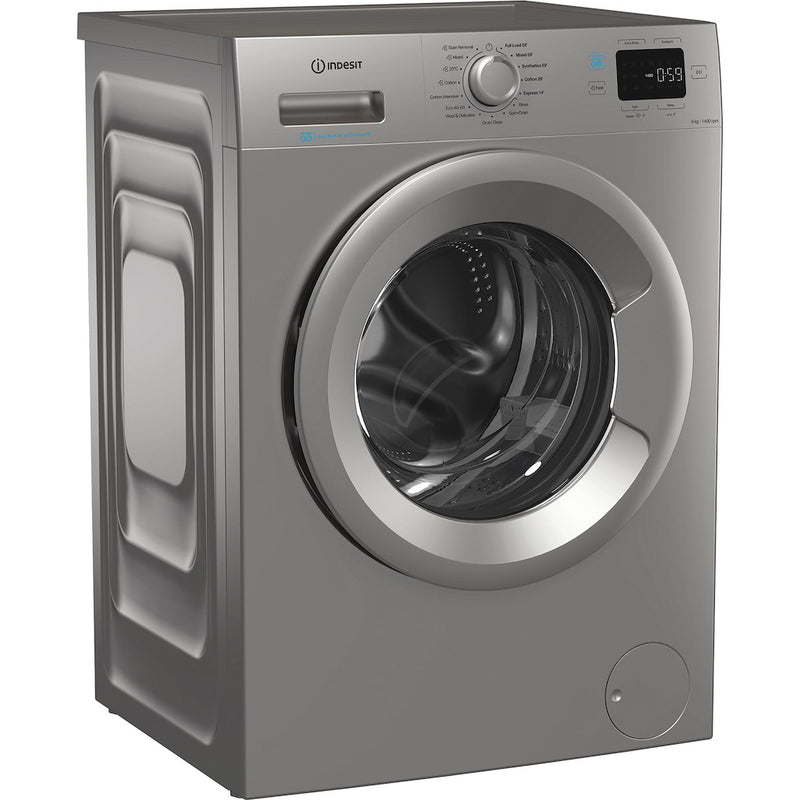 Indesit Push&Go IP 946S PUSH&GO UK 9kg Washing Machine - Silver