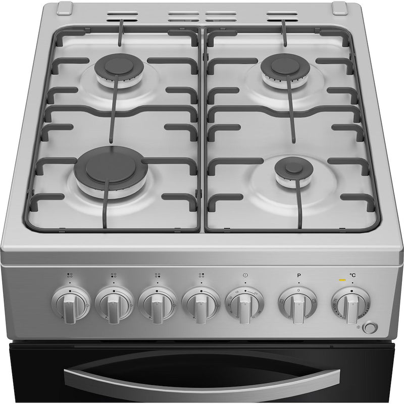 Indesit I5G3PMX Freestanding 50cm Single Gas Cooker - Stainless Steel