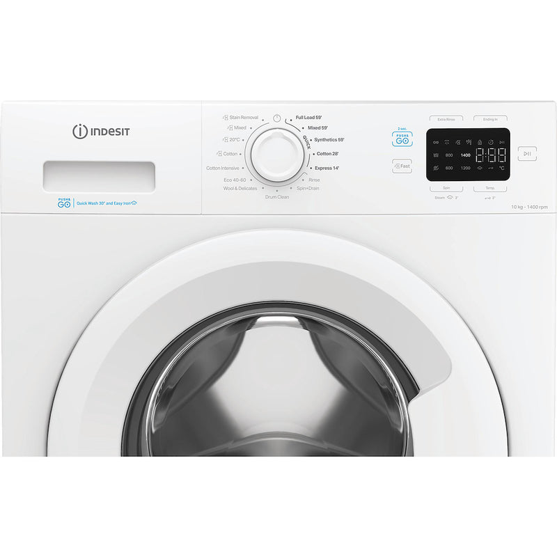 Indesit Push&Go IP 1046 PUSH&GO UK 10kg Washing Machine - White