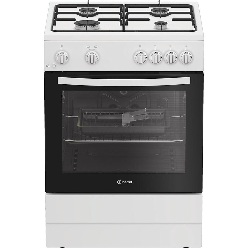 Indesit I6GGMMWUK Freestanding 60cm Gas Single Cooker - White