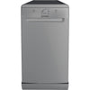 Indesit IN2FE10CS90SUK Freestanding 45cm Slimline Dishwasher with 10 Place Settings - Silver Thumbnail