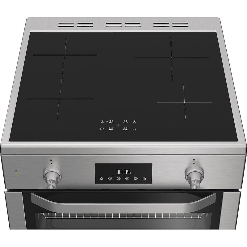 Hotpoint HDE6IDC2X, 60cm Induction Cooker - Inox