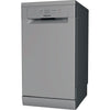 Hotpoint HP2FE10CS90SUK Freestanding 45cm Slimline Dishwasher with 10 Place Settings - Silver Thumbnail