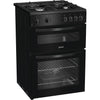 Indesit ITG6GB 60cm Gas Twin Cooker - Black Thumbnail