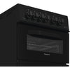 Hotpoint Hotpoint HTG5GCB Freestanding 50cm Gas Cooker - Black Thumbnail