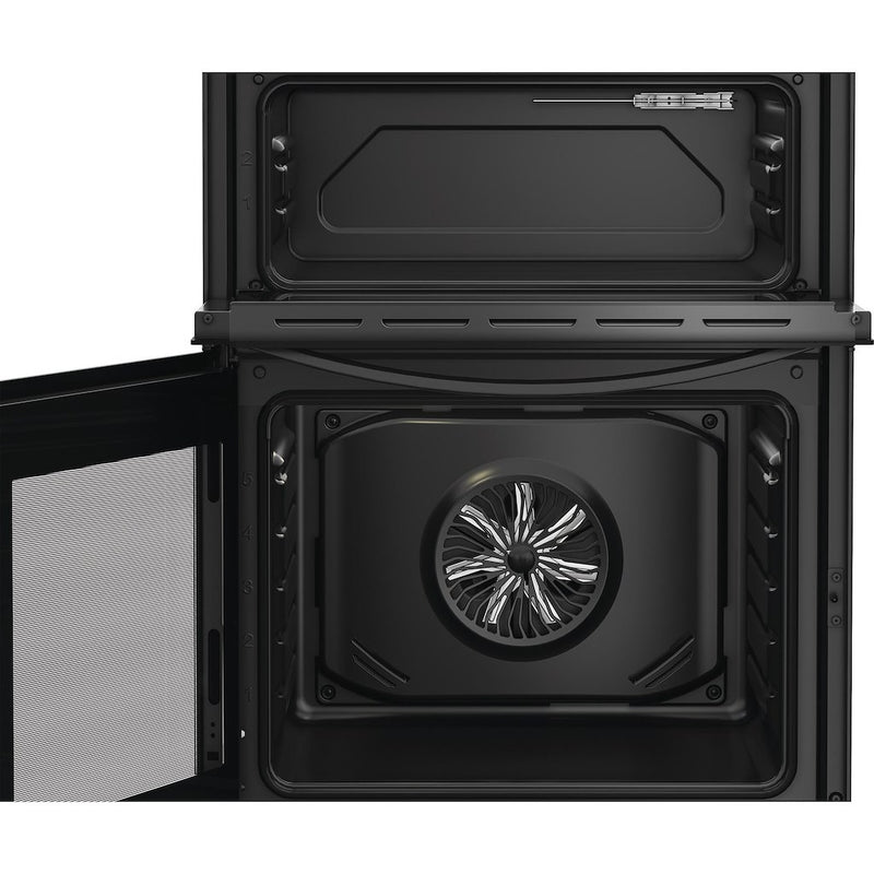 Indesit ITE6VMB Freestanding 60cm Electric Cooker with Ceramic Hob