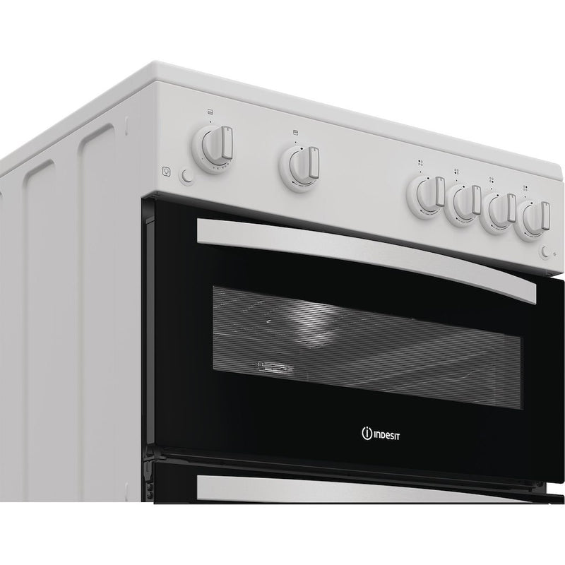 Indesit ITG6GW, 60cm Gas Cooker - White