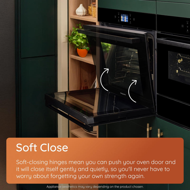 Hotpoint HOI68PT1SBUKC Class 6 60cm Built-In Single Pyrolytic Oven with ActiveMultiflow and Air Fry - Black