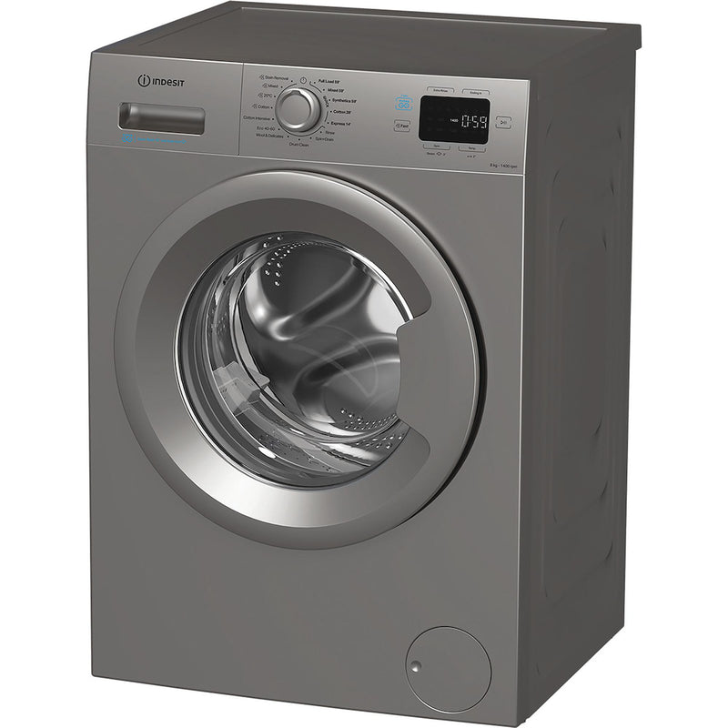 Indesit Push&Go IP 846S PUSH&GO UK 8kg Washing Machine - Silver