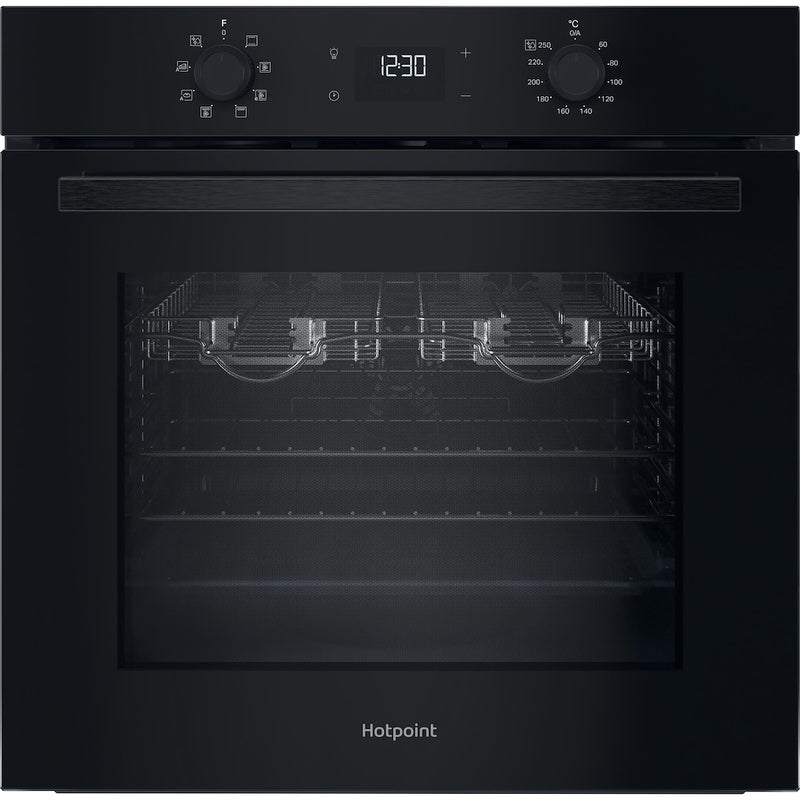 Hotpoint HO455HZBUK Class 2 60cm Built-In Single Multifunction Oven with Multiflow and Easy Grill