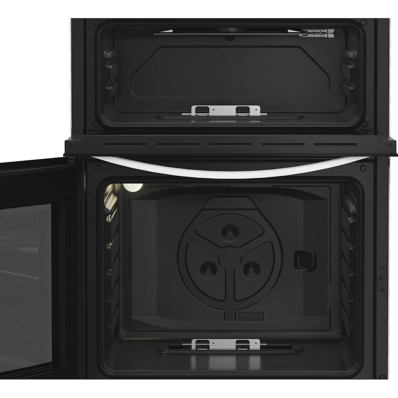 Indesit IDG6GW Freestanding 60cm Gas Double Cooker - White