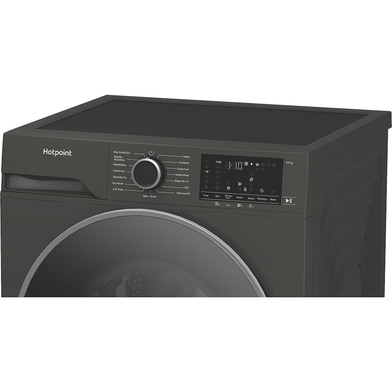 Hotpoint HBD8680GANTISTAINUK AntiStain Freestanding 8+6kg Washer Dryer - Graphite