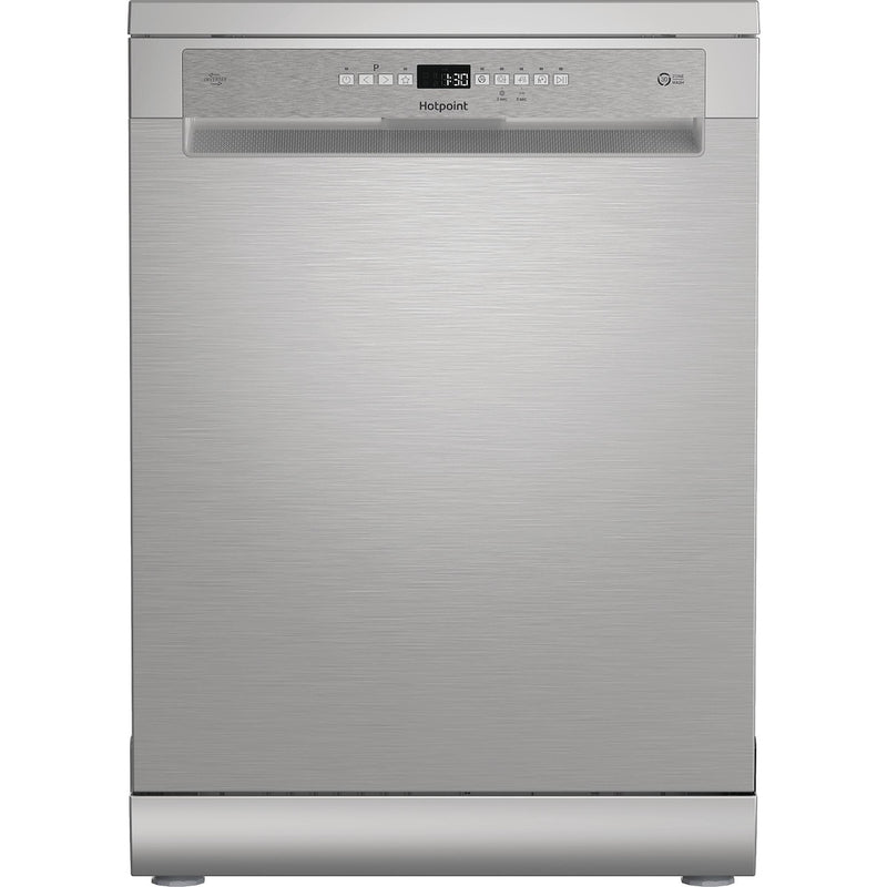 Hotpoint H7FHP43XUK Freestanding 60cm Dishwasher with 15 Place Settings - Stainless Steel