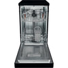 Hotpoint HP2FD10CS90BUK 10 Place Setting Freestanding Slimline Dishwasher with Rapid Wash - Black Thumbnail