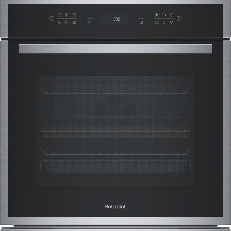 Hotpoint HOI68PT1SXUKC Class 6 60cm Built-In Single Pyrolytic Oven with ActiveMultiflow and Air Fry - Stainless Steel