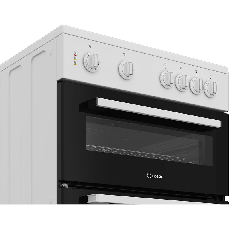 Indesit IT60V9KMWUK Freestanding Double Electric Cooker - White (Discontinued)