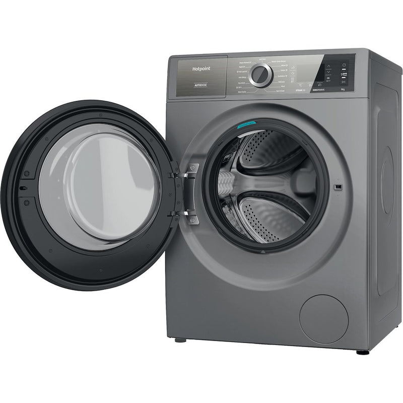 Hotpoint H8 99ADS GPOWER UK GentlePower 9kg 1400 rpm Washing Machine - Silver (Discontinued)