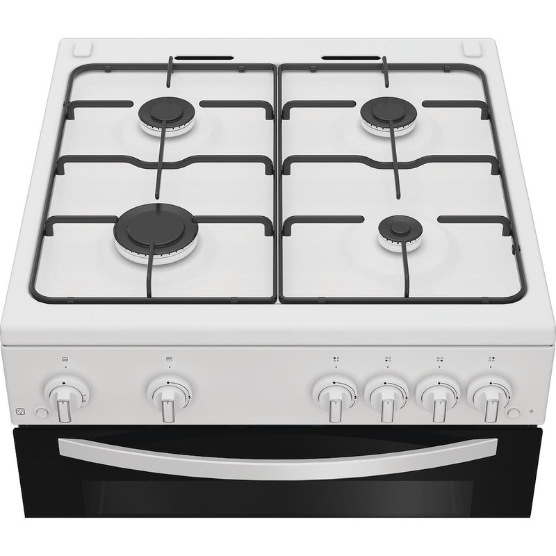 Indesit ITG6GW, 60cm Gas Cooker - White