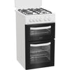 Hotpoint HDG5GCW Freestanding 50cm Gas Double Cooker - White Thumbnail