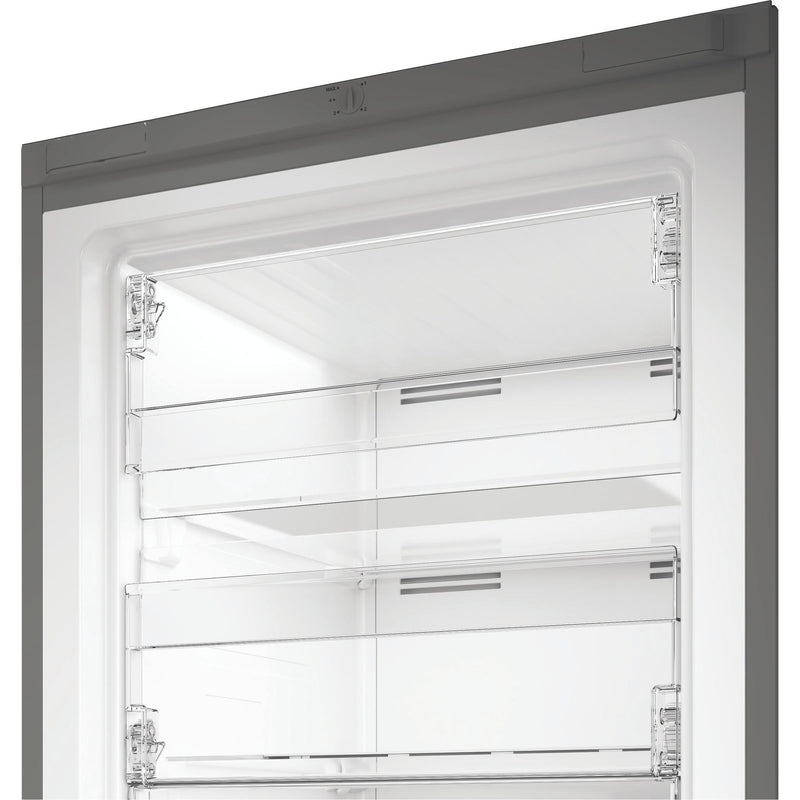 Hotpoint HPMFF1292XBR4UK 256L Freestanding Frost Free Tall Freezer - Dark Inox