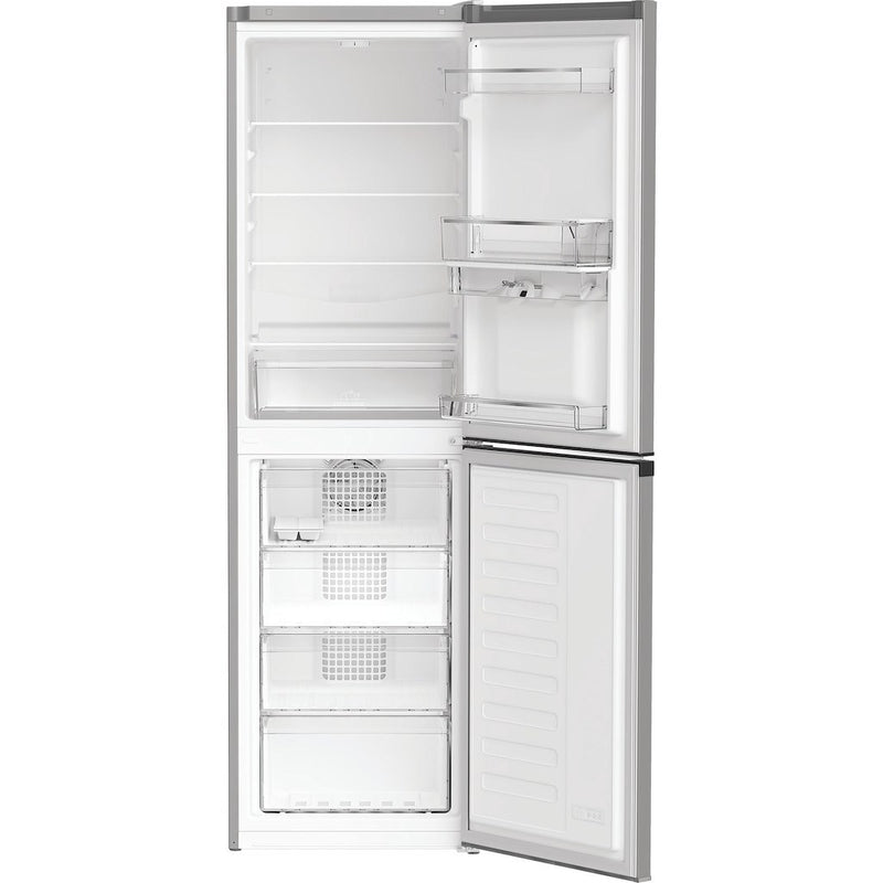 Hotpoint HPKH 1261W S4UK Freestanding 50/50 No Frost Fridge Freezer with Water Dispenser - Silver