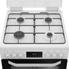 Hotpoint HDG6GDCW Freestanding 60cm Gas Double Cooker - White Thumbnail