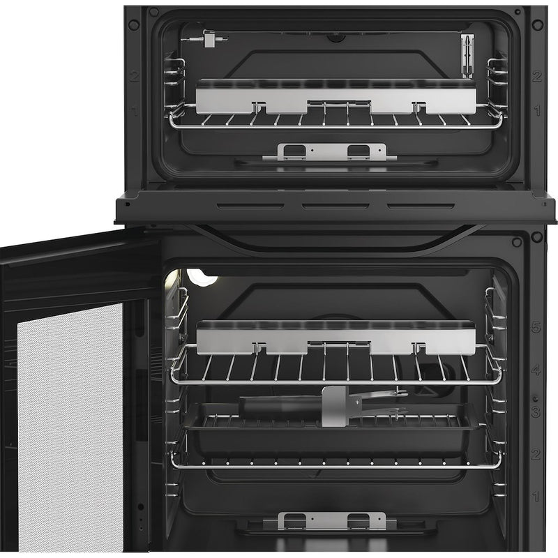Hotpoint HDG5GCB Freestanding 50cm Gas Double Cooker - Black