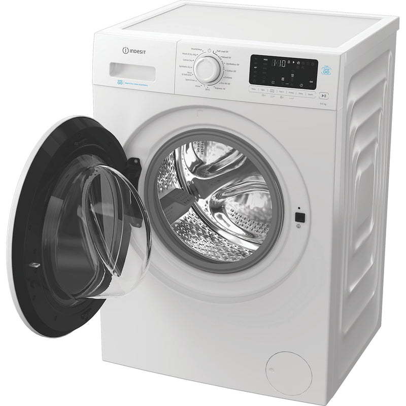 Indesit IDP9646PUSHGOUK 9kg Wash 6kg Dry Push&Go Washer Dryer with Steam - White