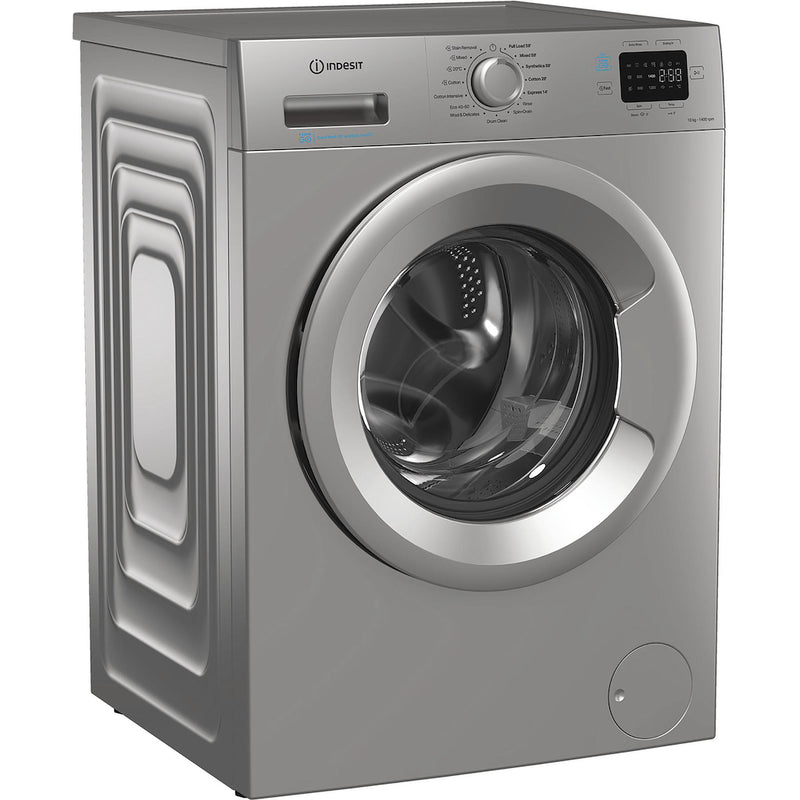 Indesit Push&Go IP 1046S PUSH&GO UK 10kg Washing Machine - Silver