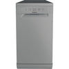 Hotpoint HP2FE10CS90SUK Freestanding 45cm Slimline Dishwasher with 10 Place Settings - Silver Thumbnail