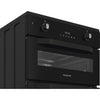 Hotpoint HDE6IDC2B1 Double Oven Electric Cooker with Induction Hob - Black Thumbnail