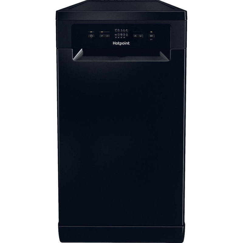 Hotpoint HP2FE10CS90BUK Freestanding 45cm Slimline Dishwasher with 10 Place Settings - Black