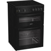 Indesit IDE6VMB 60cm Electric Cooker with Ceramic Hob - Black Thumbnail
