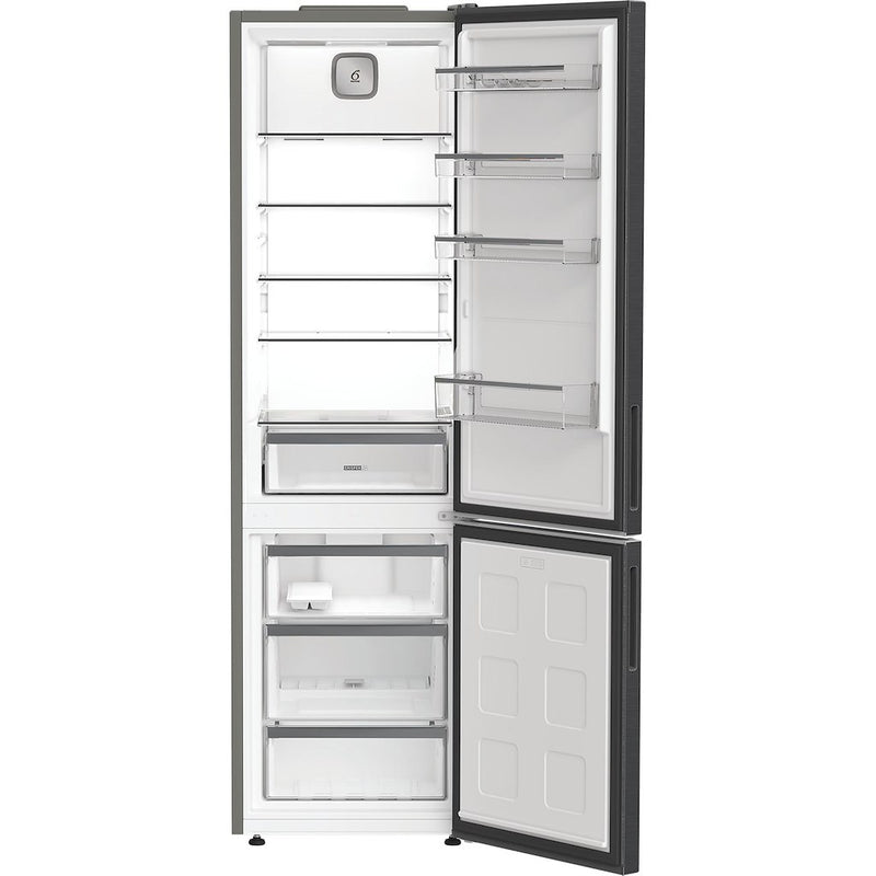 Whirlpool WHK 26403 XBR6UK Dual No Frost 70/30 Fridge Freezer with Fresh Lock - Dark Inox