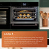 Hotpoint HCW6O7HTSXUKC Class 6 45cm Built-In Compact Oven with Microwave - Stainless Steel Thumbnail