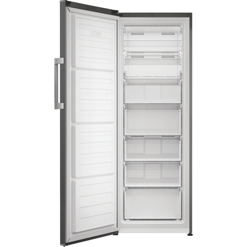 Hotpoint HPMFF1292XBR4UK 256L Freestanding Frost Free Tall Freezer - Dark Inox