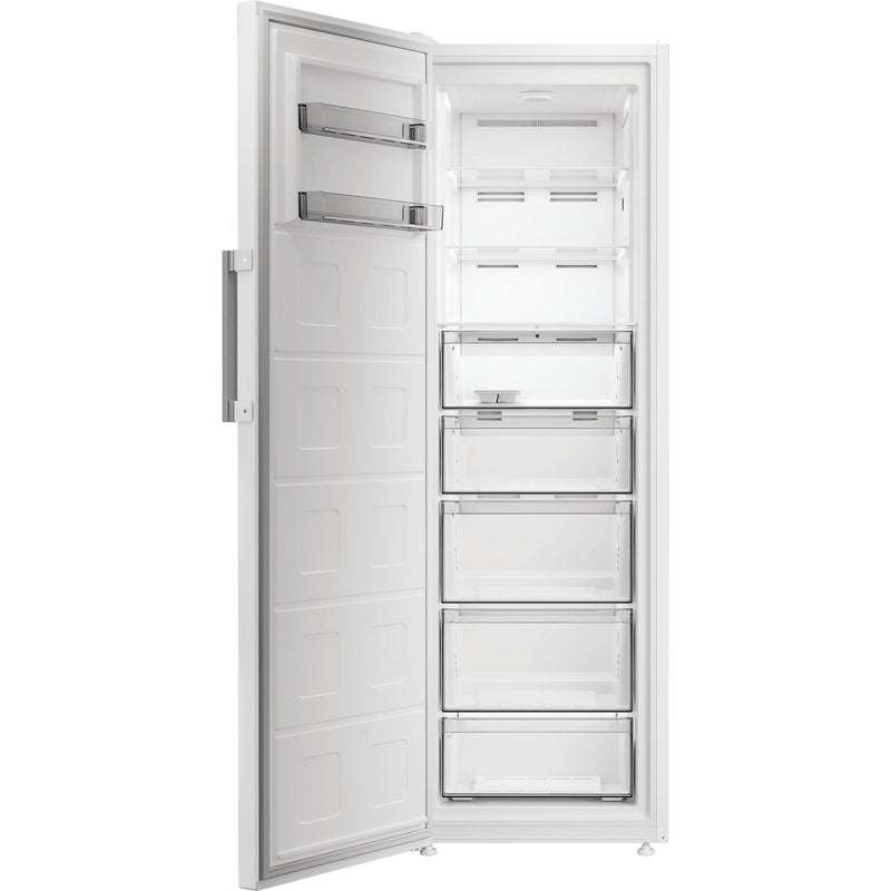 Indesit MFINF1312W4UK 286L Freestanding Frost Free Tall Freezer - White
