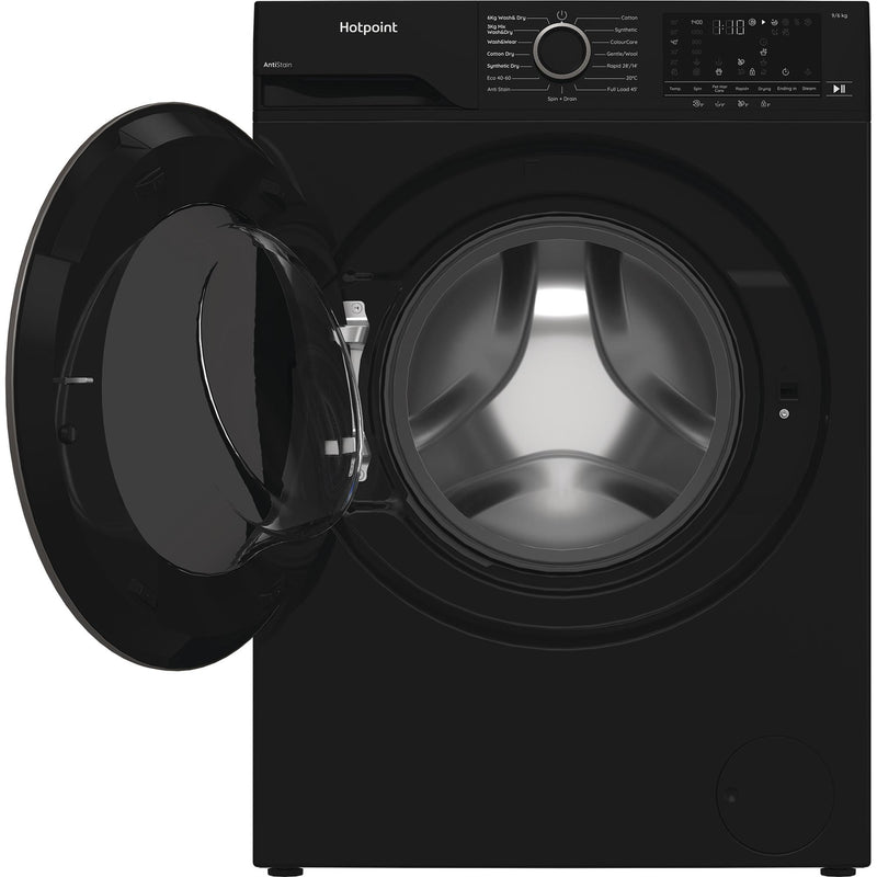 Hotpoint HBD9681BANTISTAINUK 9kg Wash 6kg Dry AntiStain Washer Dryer - Black