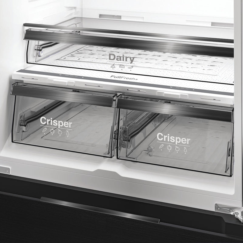 Whirlpool WHG2 6513 XK4UK Dual No Frost American Fridge Freezer with Fresh Lock