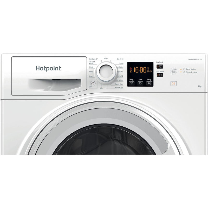 Hotpoint NSWF7143WWUK Freestanding 7kg Washing Machine - White (Discontinued)