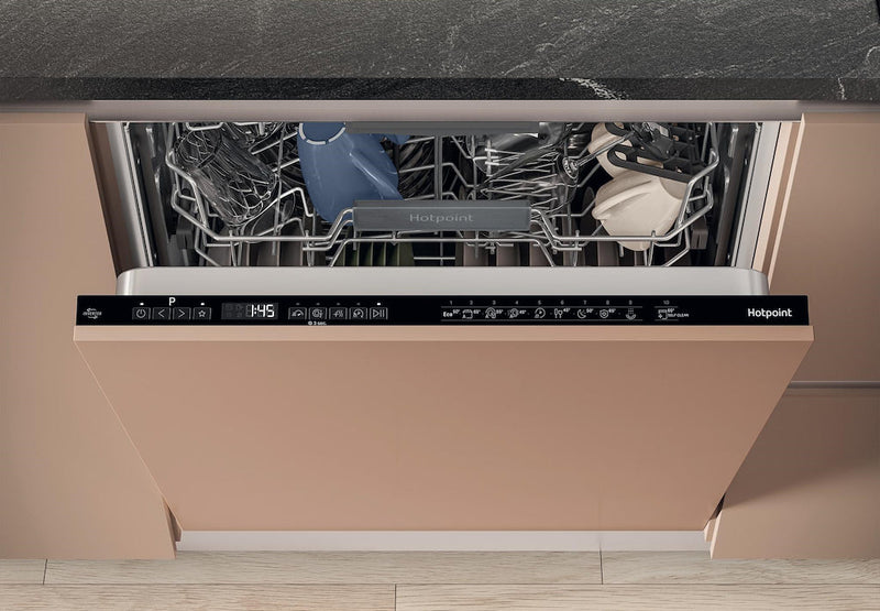 Hotpoint H7IB16M6LUK 16 Place Setting Integrated Full Size Dishwasher with Third Rack